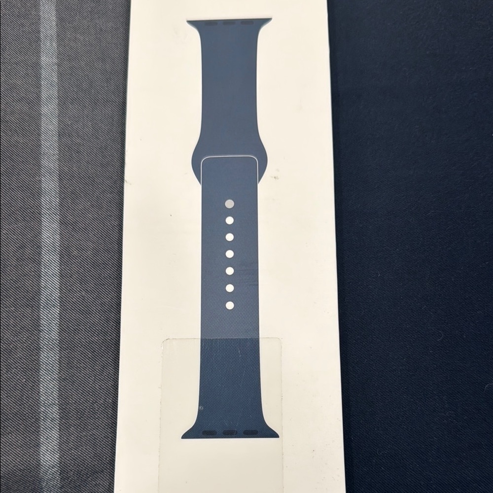 Apple Blue Silicone Watch Band 41mm